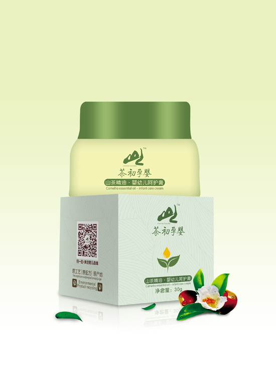 茶初孕婴山茶精油婴幼儿呵护膏瓶装