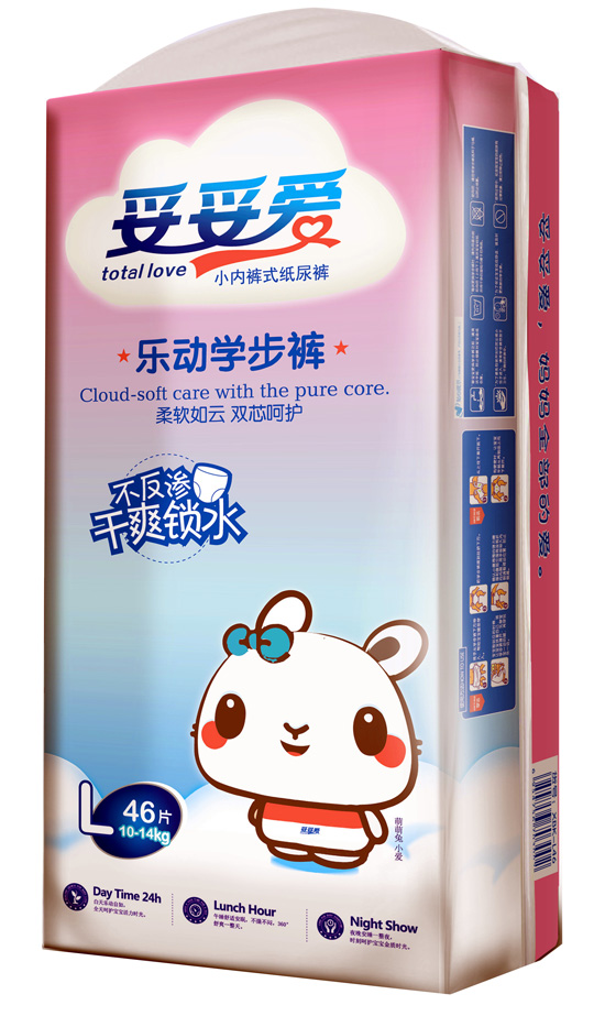 妥妥爱乐动学步裤L46片