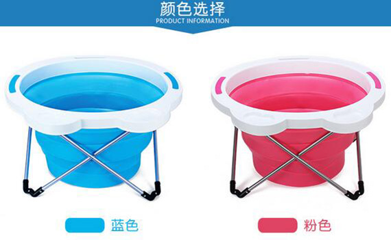欧贝婴幼儿折叠泡澡桶