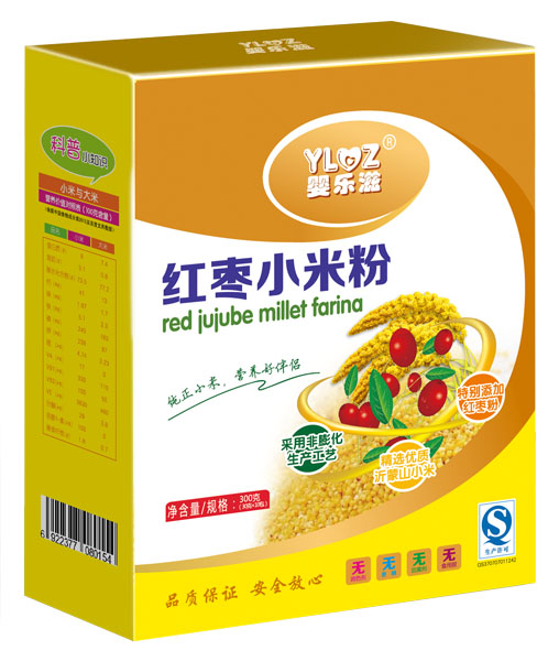 婴乐滋红枣小米粉300g
