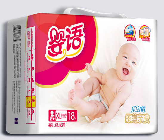 婴语柔薄亲肤婴儿纸尿裤XL码18片