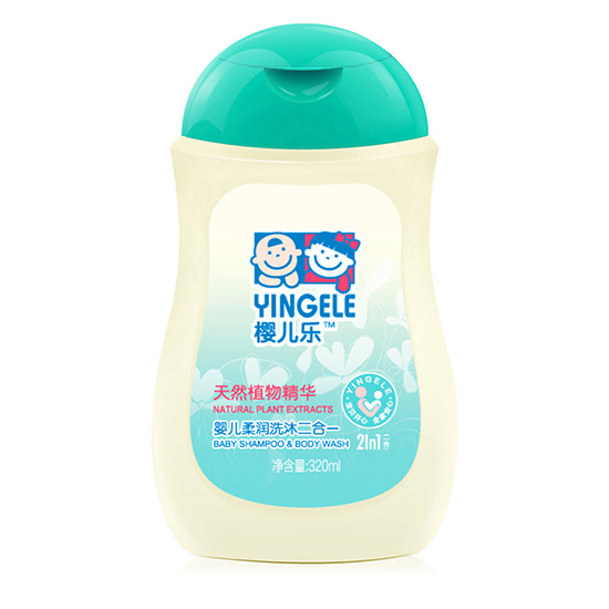 樱儿乐婴儿柔润洗沐二合一