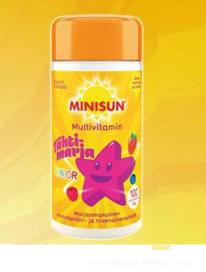 Minisun复合营养维生素（儿童专用型）星形果味咀嚼片