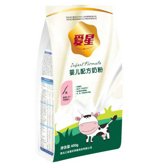 爱星金装婴儿配方奶粉1段400g袋装