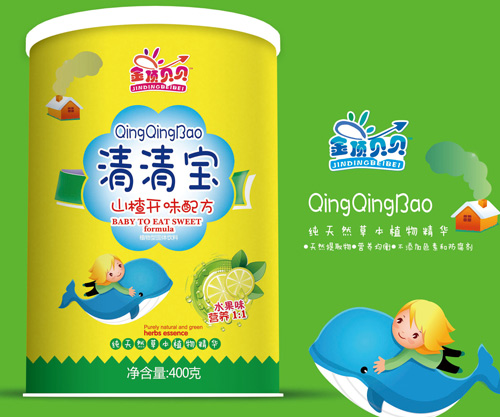 金顶贝贝山楂开胃清清宝