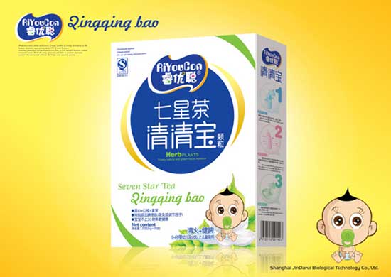  睿优聪七星茶清清宝颗粒