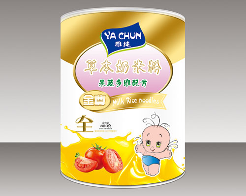  雅纯草本奶米粉核桃莲子益智配方米粉（桶）