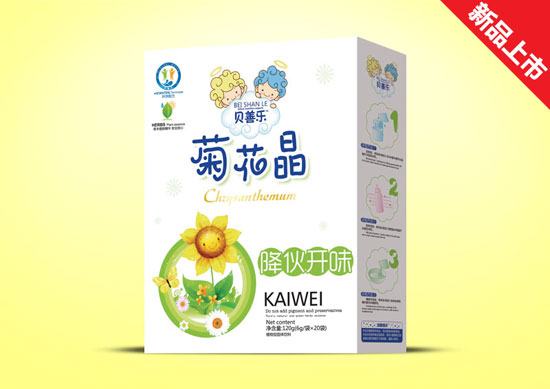 贝善乐降伙开味菊花晶盒装