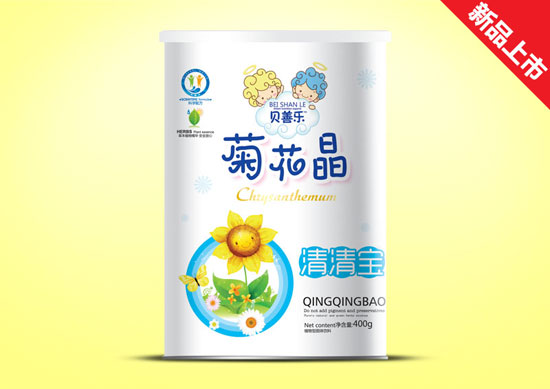 贝善乐清清宝菊花晶铁听装