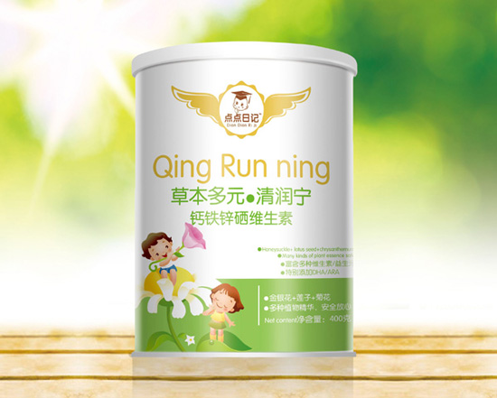 点点日记钙铁锌硒维生素清润宁