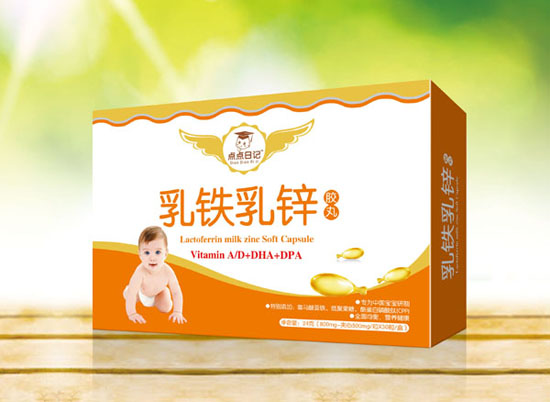 点点日记乳铁乳锌胶丸