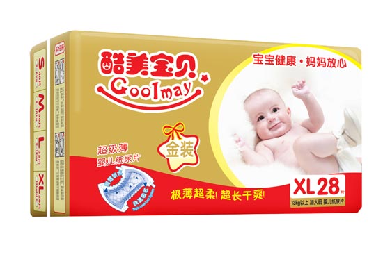 酷美宝贝金装超极薄婴儿纸尿片