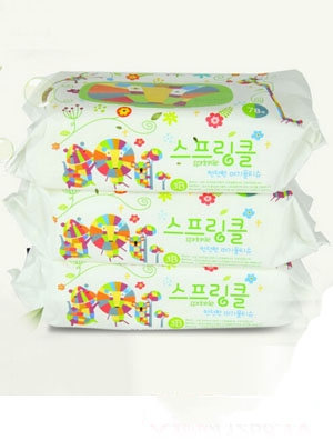 佑倍韩国进口婴儿湿巾超值组合装