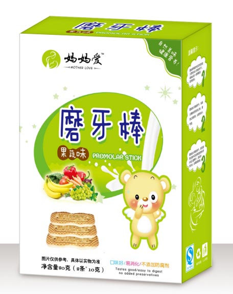 妈妈爱果蔬味磨牙棒