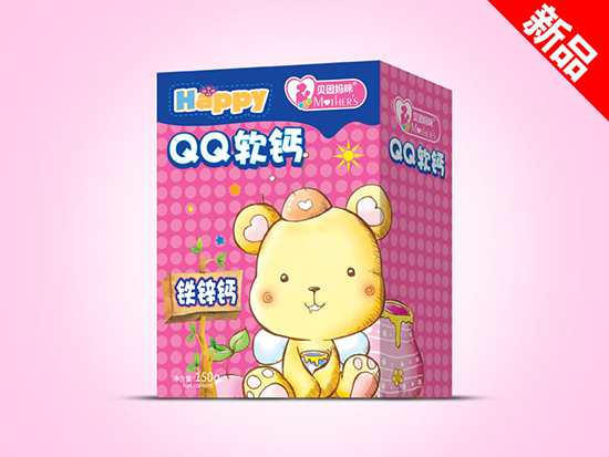 贝因妈咪铁锌钙QQ软钙