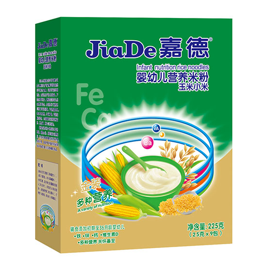 嘉德玉米小米婴幼儿营养米粉