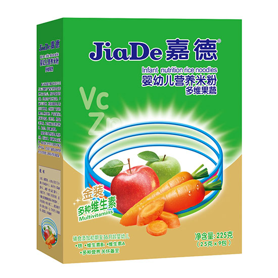 嘉德多维果蔬婴幼儿营养米粉