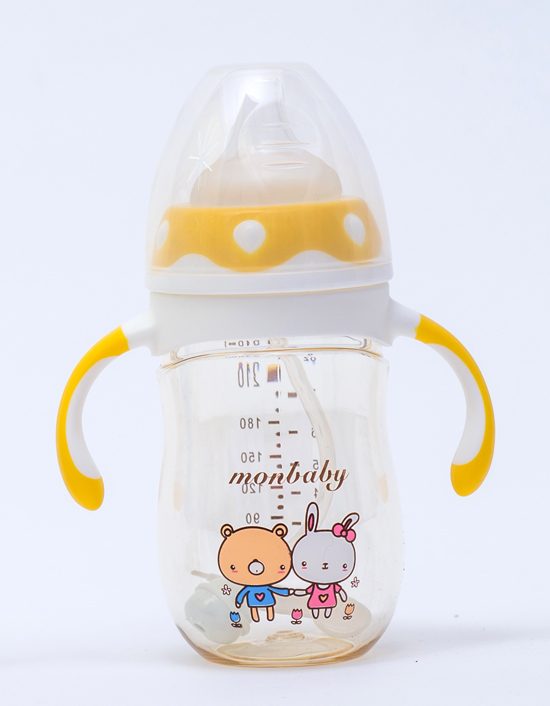 盟宝奶瓶210ML黄色