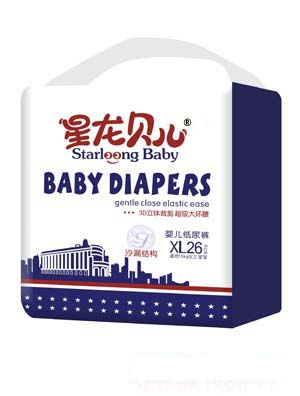星龙贝儿婴儿纸尿裤M26片