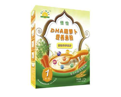恬怡DHA胡萝卜营养米粉1段
