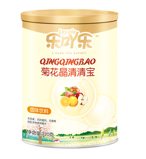 乐吖乐菊花晶清清宝320g听装