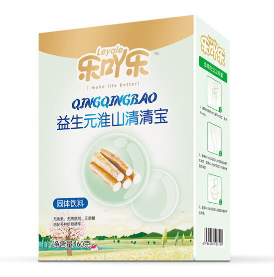 乐吖乐益生元淮山清清宝160g盒装