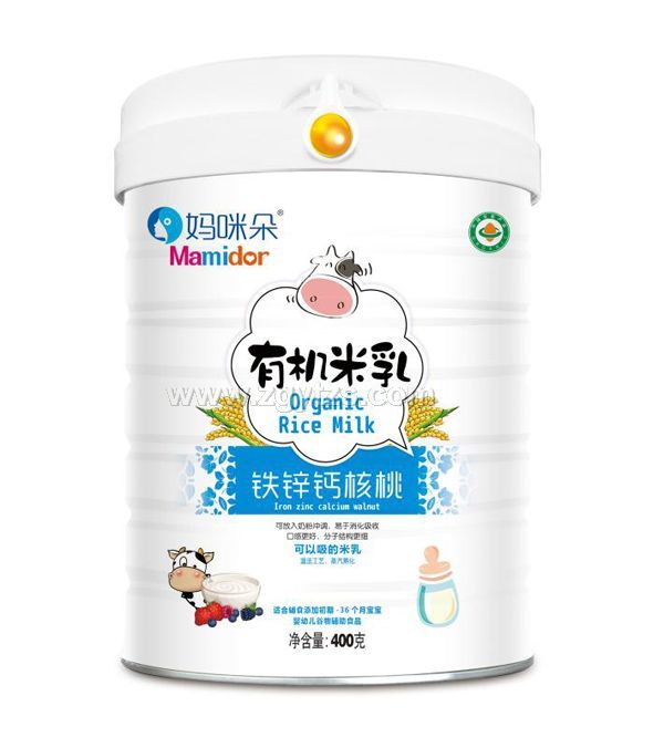 妈咪朵有机米乳铁锌钙核桃