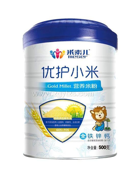 米素儿铁锌钙优护小米营养米粉