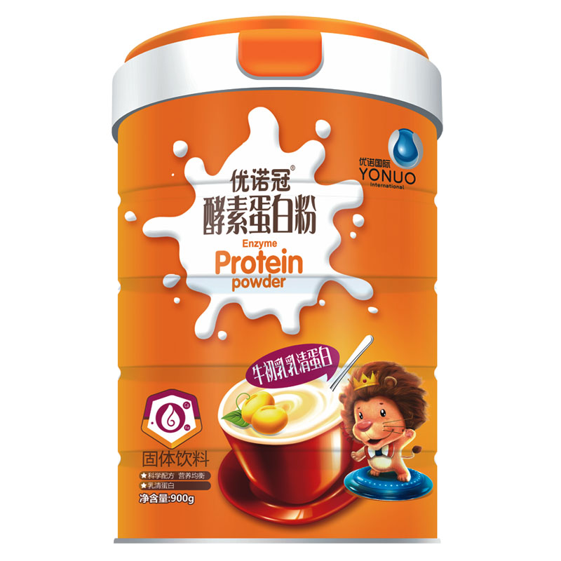 优诺冠牛初乳乳清蛋白酵素蛋白粉