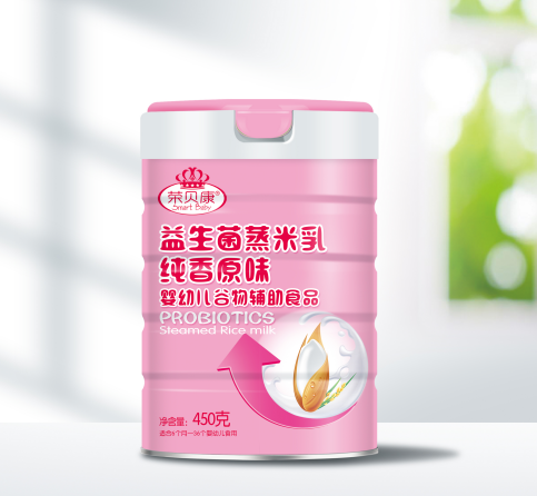 荣贝康益生菌蒸米乳听装纯香原味